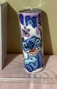 Disney Stitch 20 oz. Vaso de acero inoxidable con tapa nuevo - Imagen 1 de 4