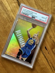 2014 Panini Prestige Stephen Curry Playmakers Premium PSA 10 Pop 1 Case Hit SSP - Picture 1 of 3