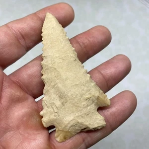 MLC s7334 RS RESTORED Archaic Serrated Pinetree Arrowhead Ky Kentucky Artifact - Picture 1 of 7