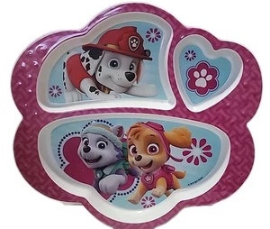 Paw Patrol Pups at Play Divided Plate Kids Toddler Mealtime Skye Everest (PT5) - Picture 1 of 6