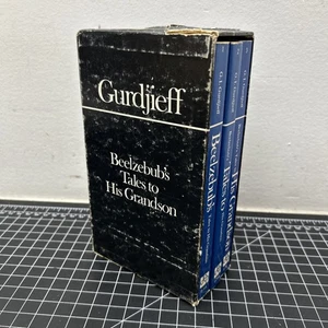 Gurdjieff 'Beelzebub's Tales to His Grandson' Paperback Box Set 1973, 3 Volumes - Picture 1 of 8
