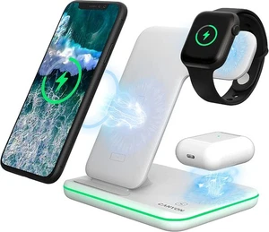 Canyon 3 in 1 Kabellose Ladestation Apple Phone Watch und Airpods Ladegerät - Bild 1 von 7