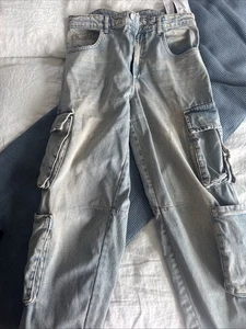 Pull & Bear precioso pantalón cargo vaquero nuevo sin etiqueta talla 8 Eur 40 - Imagen 1 de 12