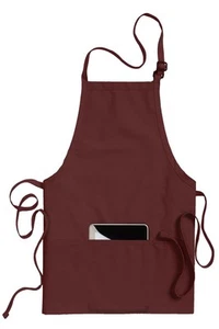 Edwards Unisex 3-Pocket Bib Apron - 9002 FREE SHIPPING! - Picture 1 of 7