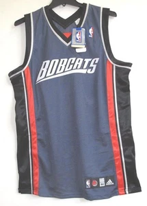 CAMISETA ADIDAS CHARLOTTE BOBCATS AUTÉNTICA AZUL/GRIS 52 - Imagen 1 de 8