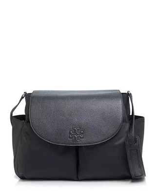 **TORY BURCH**Thea Nylon Messenger Diaper Bag-Black- NWT!! - Image 1 of 4