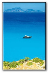 MAGNETE RETTANGOLARE CALAMITA SICILIA EGADI MARE SPIAGGIA FAVIGNANA CALA ROSSA - Picture 1 of 1