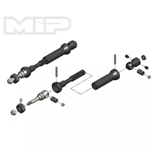 MIP X-Duty CVD Drive Kit Front 4WD Slash Stampede Rustler - Picture 1 of 1