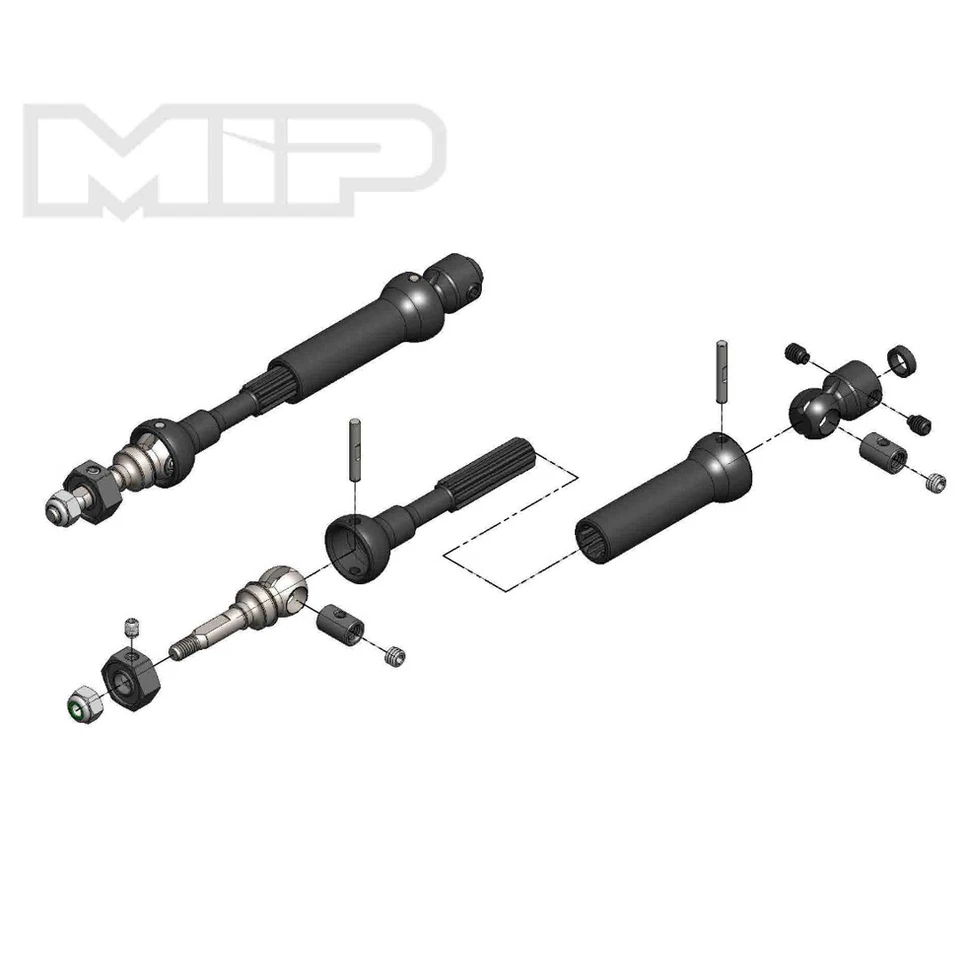 MIP X-Duty CVD Drive Kit Front 4WD Slash Stampede Rustler - Image 1 of 1