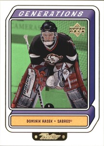 1999-00 Upper Deck Retro Generation #G10B Dominik Hasek