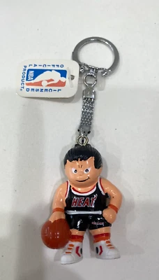 NWT VTG 1987 Team NBA Lil Sports Brat Keychain Miami Heat Home Player - Image 1 of 3