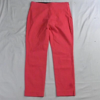 Pantalones de vestir para mujer Old Navy 10 rosas con cremallera lateral ajustados Wow elásticos Foto 1 de 4