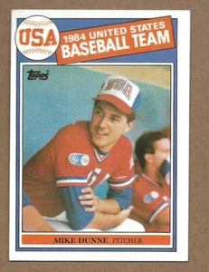 1985 Topps #395 Mike Dunne RC Rookie OLY MINT - Bild 1 von 1