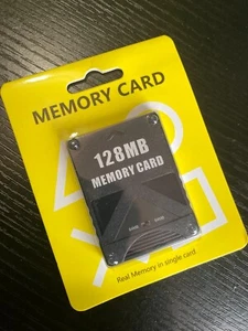 128MB PS2 Playstation 2 Memory Card 128MB For Sony PS2 Games New - Picture 1 of 2