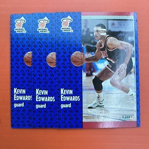 1991-92 Fleer Kevin Edwards Miami Heat #108