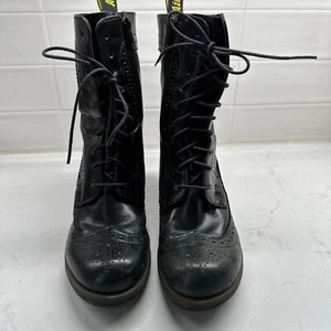 Stivali da combattimento Doc Martens tacco punta ala donna 8 grungecorp - Foto 1 di 19