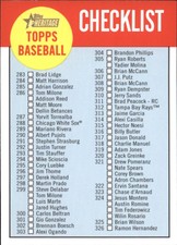 2012 Topps Heritage Checklists #4 Checklist 4 