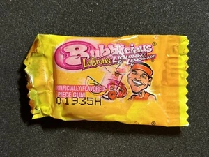 RARE!!! 2004 LEBRON JAMES LEMONADE BUBBLICIOUS GUM SAMPLE. Can’t Find Another. - Picture 1 of 2