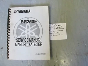 Yamaha BR250F Bravo Manuale di servizio motoslitta 1982, 8R4-28197-70-00 - Foto 1 di 7