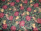 Cotton Partridges Christmas Fabric, Measures 44 in x 144 in, Never Used
