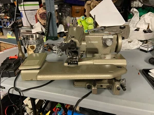 Vintage Singer - Japan - Blindstichmaschine Mod. 8 P - Hemmer - siehe Video - - Bild 1 von 23