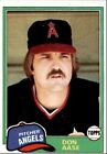 1981 Topps Don Aase California Angels #601