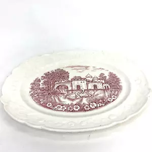 Homer Laughlin 13” Platter Pink Swan - Picture 1 of 6