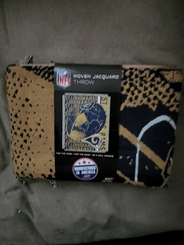 NFL Rams 46x59" Blanket St Louis Made in US-1 Cover