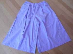 NWOT Gorman Size 16 lilac wide leg culotte pants Elastic waist organic cotton - Picture 1 of 9