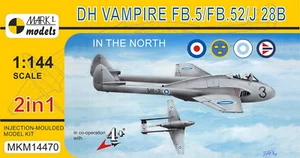 1/144 Cold War Fighter : DH Vampire FB.5 "In the North"  [4 Options] 2in1: MARK1 - Picture 1 of 4