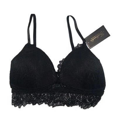 Frederick's Of Hollywood Women's Finley Lace Bralette Size Large Black - Image 1 of 4