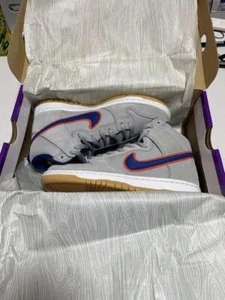 DH7155-001 Dunk High SB New York Mets Rush Blue Orange Cloud Gray US6 - Picture 1 of 2
