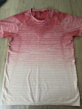Alo Yoga Cool Fit pink workout tee