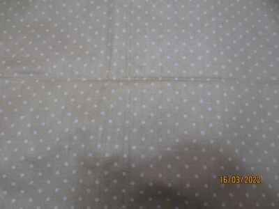 1 yd x 44" Vintage Donna Wilder Fabric Tradition Polka Dot Green Cotton Fabric  - Image 1 of 3