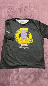 Marvel Disney Paris 2018 5k Garmin Powerade Avengers Thanos T Shirt Size 3XL - Picture 1 of 6