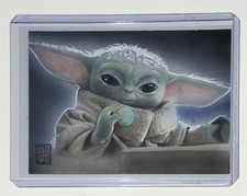 2022 Topps Star Wars Galaxy Grogu Baby Yoda Sketch Card 1/1 Kevin Nelson