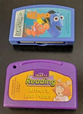 Disney Pixar Finding Nemo and Leap 1 Reading Arthur's Lost Puppy Leapster Leapfr - Image 1 of 3