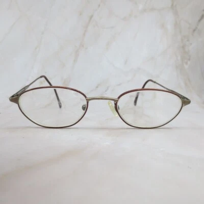 Candies Cyber Eyeglasses Frame Unisex Matte Brown Metal Full Rim Oval 48-18-133 Foto 1 de 4