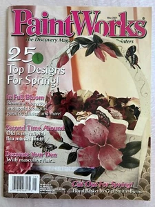 Paint Works Magazine May 2001 Tole, Watercolor, Folk Art Painting - Picture 1 of 2