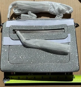 NWT Rebecca Minkoff Silver Avery Crossbody - Picture 1 of 5