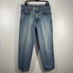 Vintage Lucky Brand 1 Relaxed Fit Zipper Fly Jeans By Gene Montesano USA Made 36x33 - Bild 1 von 9
