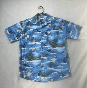 Coast Highway Men's Button Up Shirt Size Small Tropical Short Sleeve Cotton - Picture 1 of 10
