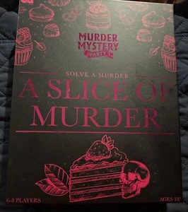 Murder Mystery Dinner Party Game - A Slice of Murder - Sealed and New. - Picture 1 of 6