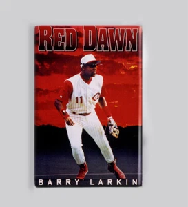 BARRY LARKIN / RED DAWN - 2"x3" POSTER FRIDGE MAGNET (cincinnati reds mlb davis) - Picture 1 of 3