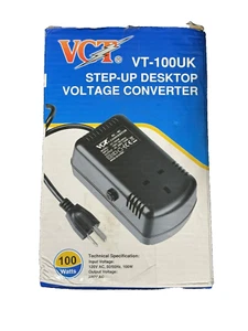 Step Up Voltage Converter Desktop From US To UK Voltage 120V Input To 230V AC - Picture 1 of 5