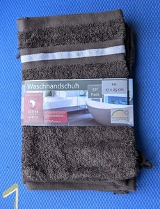 30 große Waschhandschuhe ca. 17 x 25 cm Waschlappen/Gästehandtuch  3 Farben - Bild 1 von 4