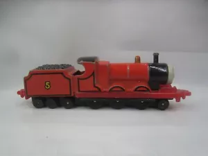 Thomas The Tank Engine & Friends James #5 1987 ERTL Diecast Train rojo de colección - Imagen 1 de 12