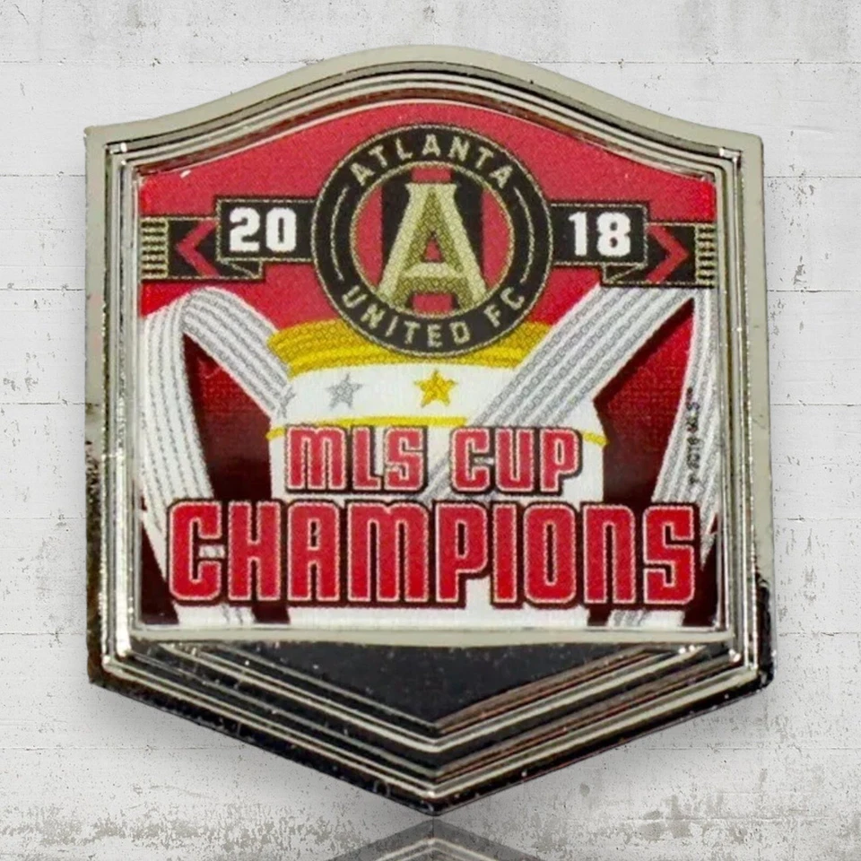 Official 2018 MLS Cup Champions Atlanta United FC Collectible Pin - Image 1 of 4