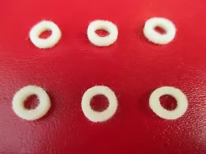 6 FELT CHOKE SHAFT SEALS FOR MANY KEIHIN CARBURETORS CHOKE SHAFT 6MM - Picture 1 of 1