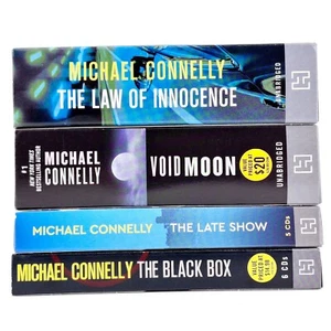 Michael Connelly Audio CD Books Lot of 4 Mickey Haller Harry Bosch Renee Ballard - Picture 1 of 13